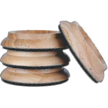(As show, One size) 4pcs Upright Piano Caster Cups,premium Hardwood Piano Caster Pads Furniture Legprimary Colors--