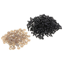 (As show, One size) 100pcs Assorted Colorful Safety Eyes For Toy Doll Craft Diy
