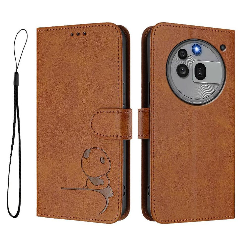 (Brown) Phone Case For Nothing Phone 3A Pro Rfid Blocking Pu Leather Flip Folio Card Slots Holder Kickstand Magnetic Brown 764563693504