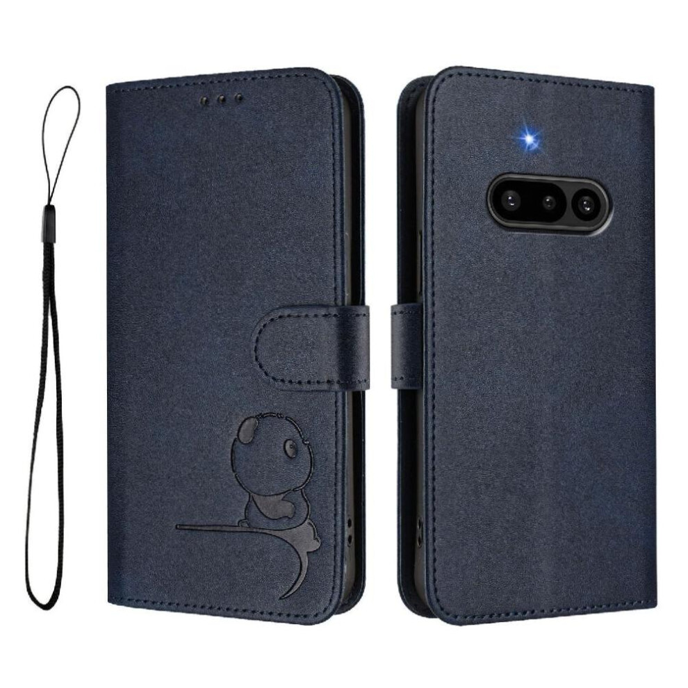 (Blue) Phone Case For Nothing Phone 3A Pu Leather Magnetic Card Slots Holder Kickstand Rfid Blocking Flip Folio Blue 764563693542