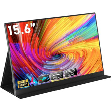 HONGO Portable Monitor 15.6" 1080P FHD Gaming Laptop Screen Anti Glare technology