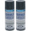 2 x 400ml Hammer Effect Black Spray Paint Direct Metal Auto 1