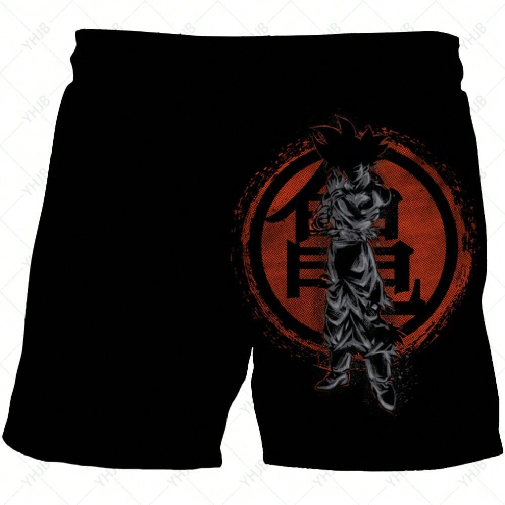 (DK2WD062, M) 2024 Dragon Ball Swimming Pants Boys' Shorts Summer Quick Dry Cool Youth Men's Print Beach-image-OPC-PHPRKR6-NEW