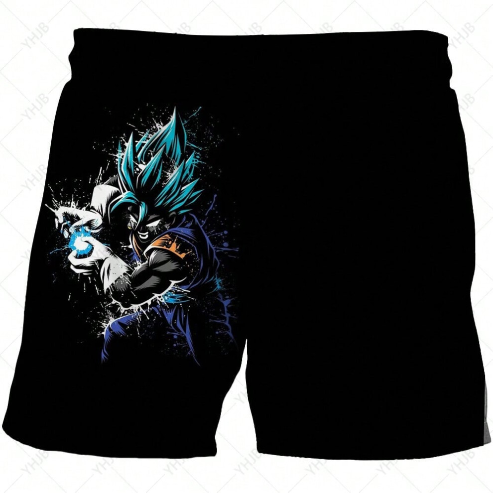 (DK2WD071, 3XL) 2024 Dragon Ball Swimming Pants Boys' Shorts Summer Quick Dry Cool Youth Men's Print Beach-image-OPC-PHPRKVP-NEW