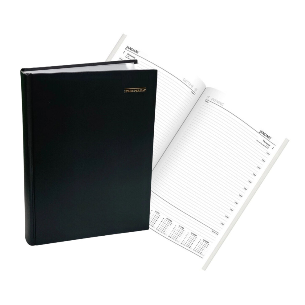 Tallon International 1 Large 2026 A4 Diary 2 Page Per Day Time Hospitality Planner Diary