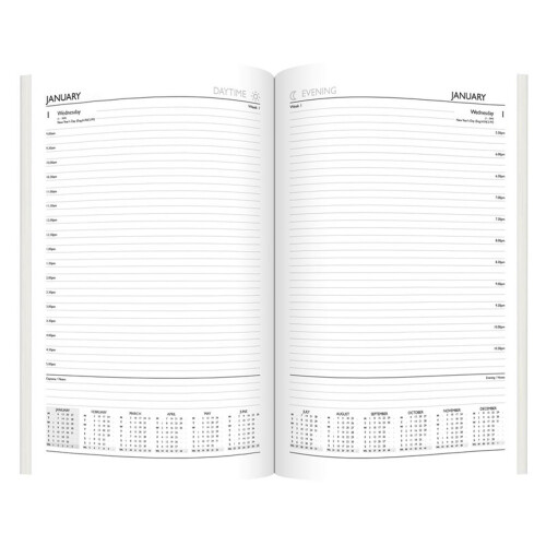 1 Large 2026 A4 Diary 2 Page Per Day Time Hospitality Planner Diary 1