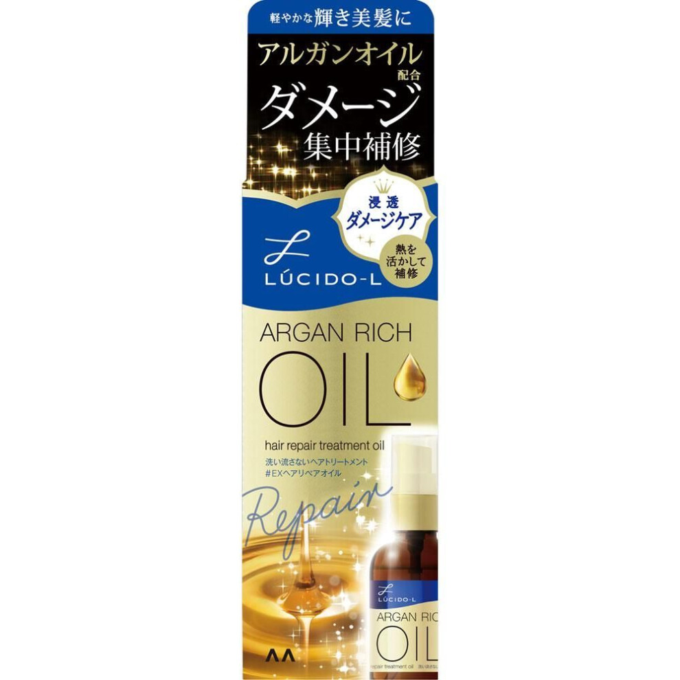 Mandom Lucido-l Lucid El Oil Treatment Ex Hair Repair Oil 60ml Out-bath Treatments Apply An Appropriate Amount To Palm Of Hand Or Between Fingers, App