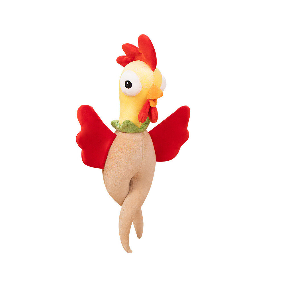 (40CM) Rooster Funny Ginseng Stuffed Animal Plush Doll Pillow For Party Decor Gift And-image-OPC-PHPRXVS-NEW