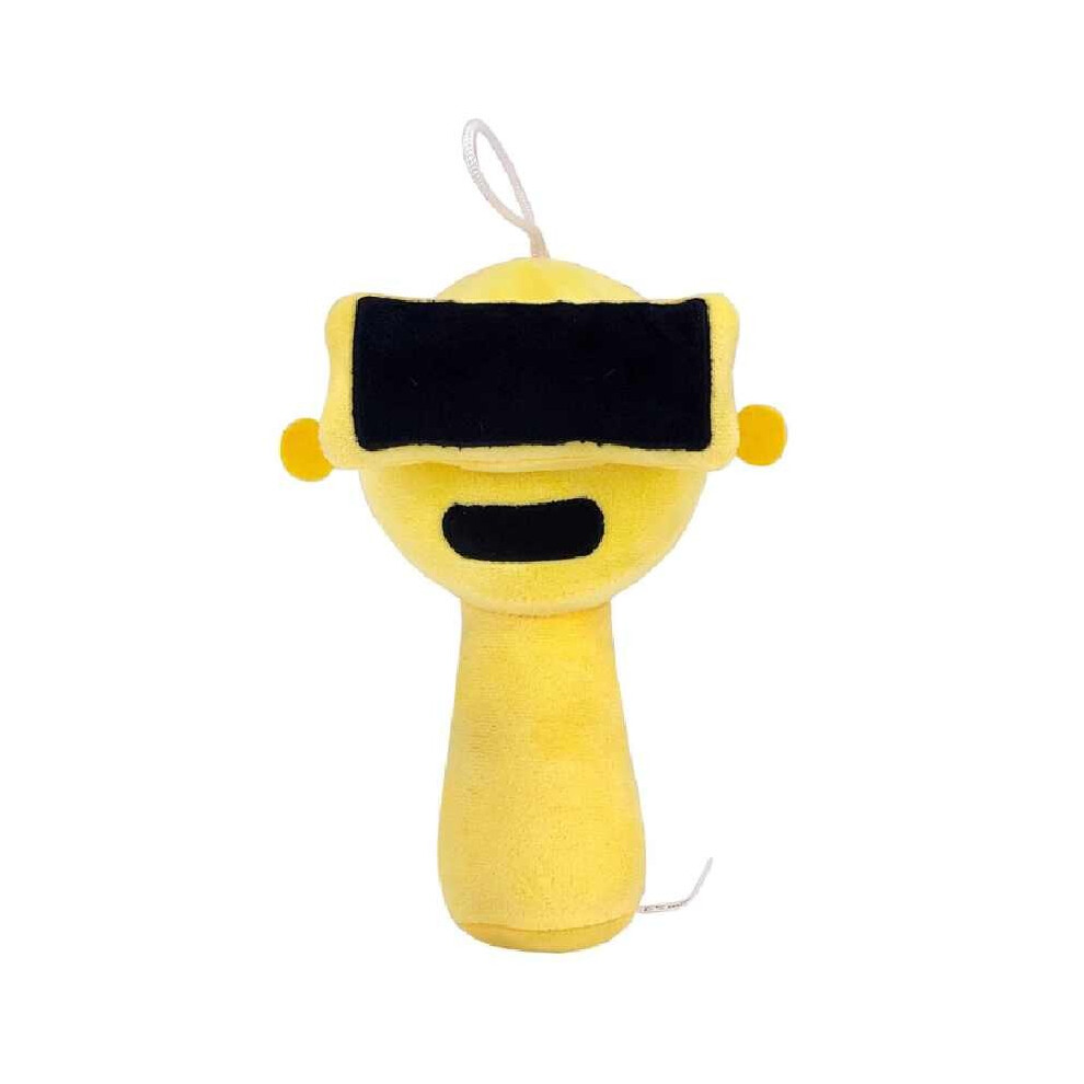 (Yellow) Incredibox Plush Sprunki Toy Cartoon Stuffed Doll Decoration Game Peripherals Yellow