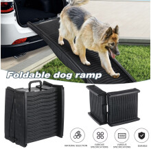 Compact Dog Pet Ramp Stairs Plastic Folding Strong Travel Car Van