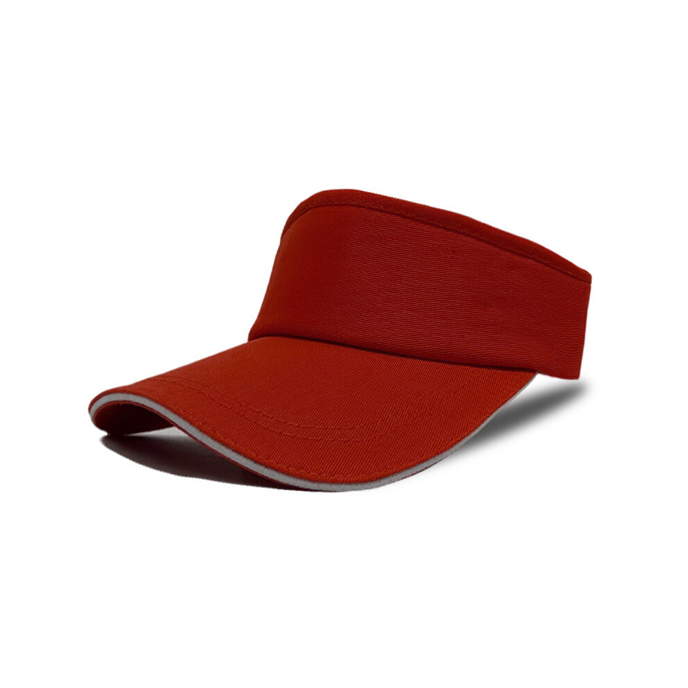 (Burgundy) Neutral Summer Sun Hat Outdoor Sunshade Breathable Solid Cap Duckbill Color-image-OPC-PHPSBHN-NEW