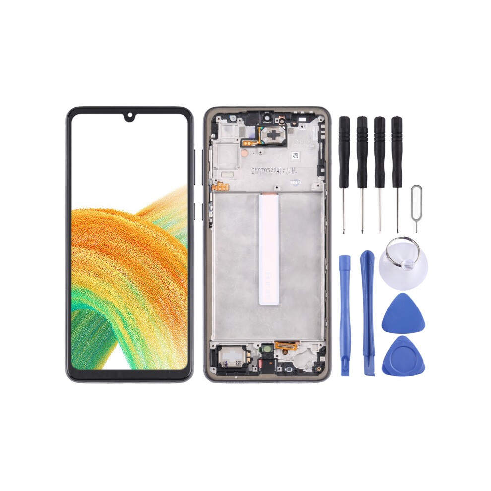 (Für Samsung Galaxy A33 5G Sm-A336b)-Für Samsung Für Galaxy A33 5G Sm-A336b Lcd-Touchscreen-Montage Mit Rahmen 7307955133597