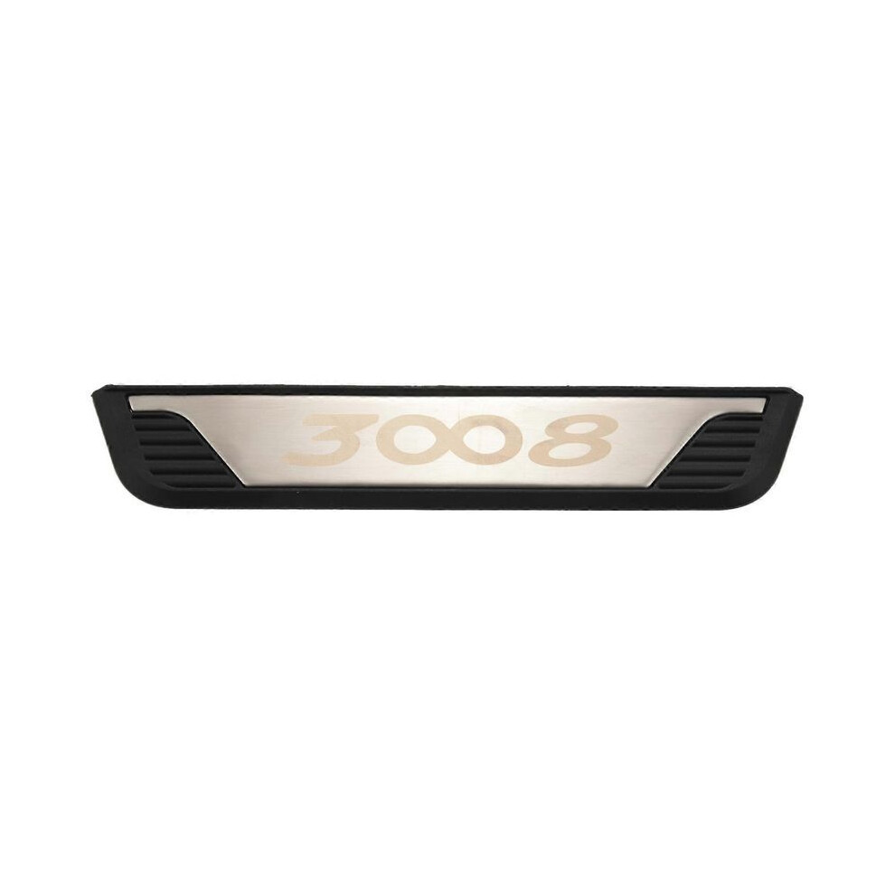 Plaque de protection de seuil de porte de voiture en acier inoxydable pour 3008 et 3008GT, accessoire