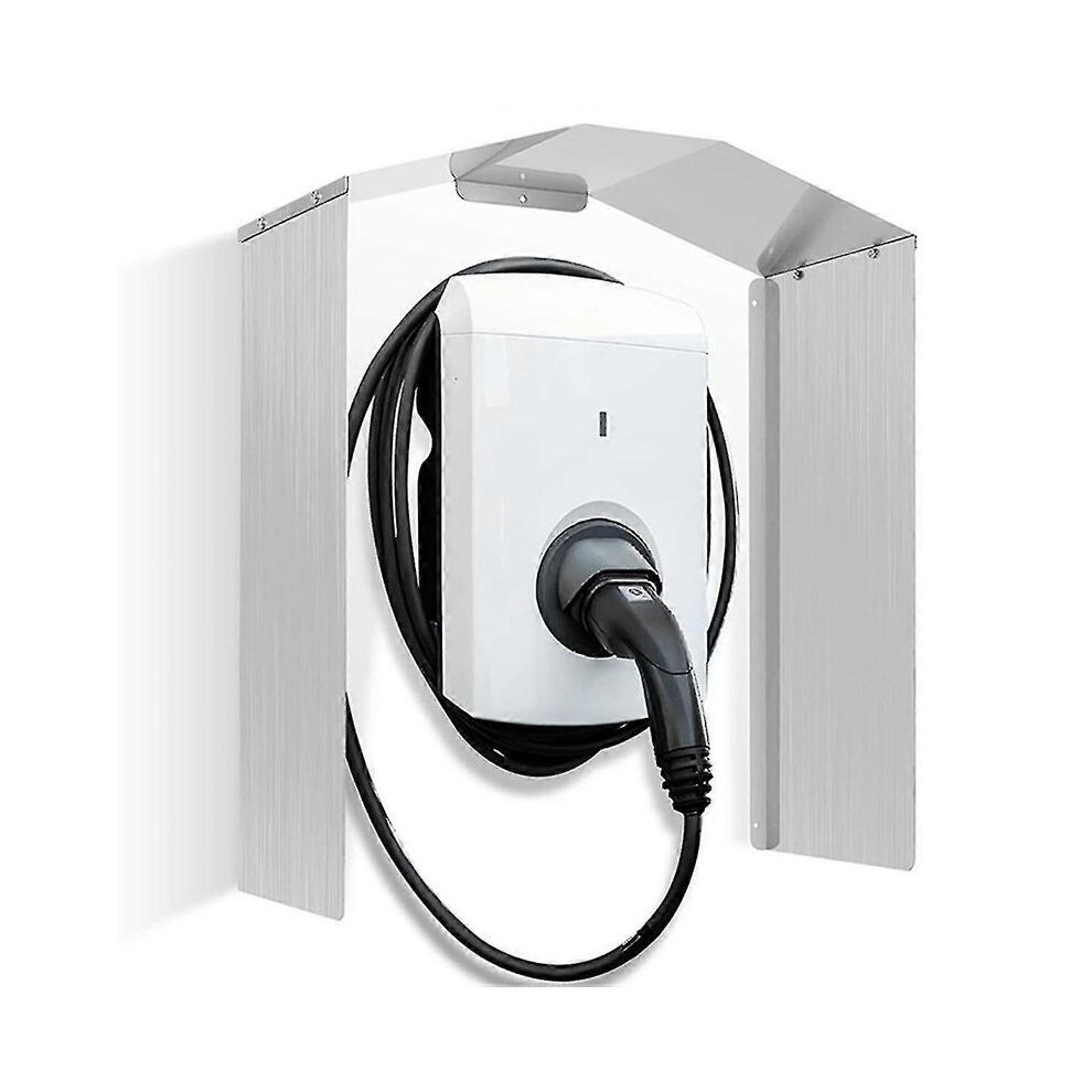Toit pour Borne De Recharge | Protecteur en Aluminium pour Montage Mur - Toit pour Borne De Recharge De Véhicule Électrique,pour Usage Extérieur Pelouse Jardinage Arrière-Cour Patio Jardin
