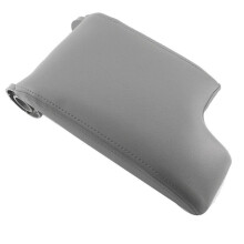 Copertura del bracciolo centrale della console grigia per E46 98-06 in fibra, pelle e plastica