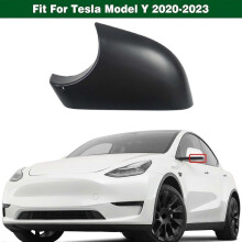 Supporto inferiore per specchietto retrovisore esterno lato guida sinistro, nero per Tesla Model Y