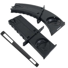 Auto Links & Rechts Tasse Halter Set mit Trim Panel Schwarz für-E90 E91 E92 E93 2005-2012 51459173469
