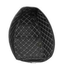 Motorfiets PU lederen achterbak bagageruimtebeschermer motorfiets emmer pad voor Nmax 155