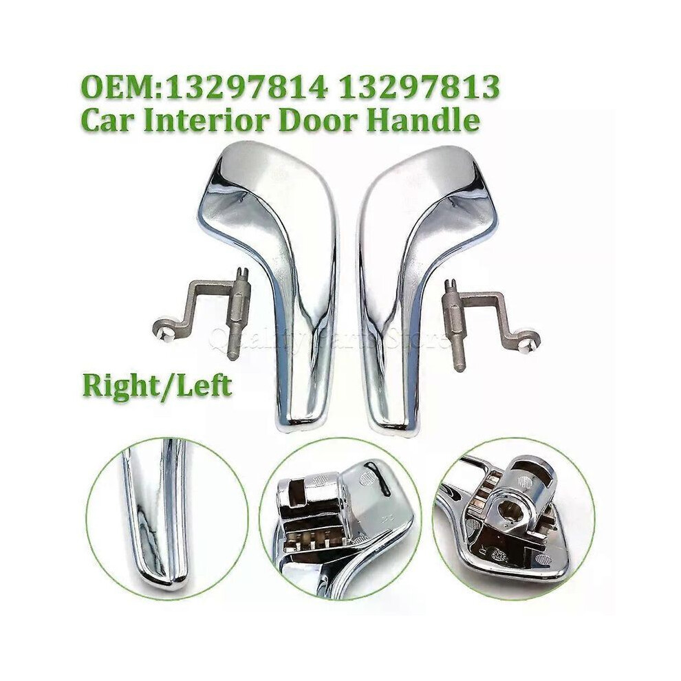 Poignée de porte intérieure gauche ou droite en plastique plaqué pour Opel Corsa D 2006-2014, accessoires