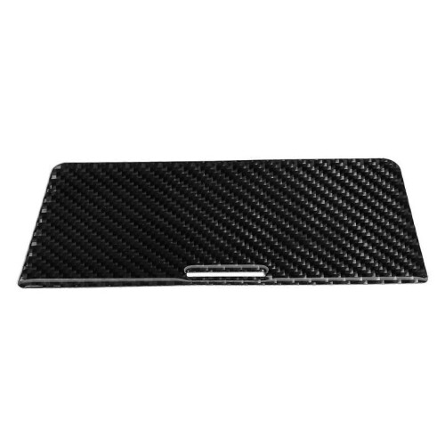 Real Carbon Fiber Cigarette Lighter Panel Cover Trim Automobile Paste Type Accessory