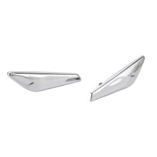 2PCS Front Fender Chrome Finisher 51117338569 Replacement for X3 X4 F25 F26 2013-2017