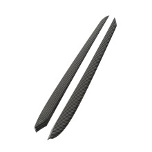 2 stücke ABS Carbon Fiber Stil Innere Armlehne Panel Abdeckung Trim Vordere Tür Panel Trim Abdeckung
