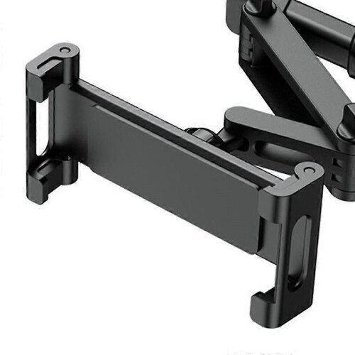 Oilcan Auto Hoofdsteun Tablet Houder Midden, Tussen Stoelen Tablet Houder met Intrekbare Aluminium Arm, Kinderen Autohouder voor iPad Pro Air Mini, iPhone, Galaxy Tabs, Switch, Telefoon, 4-12.9