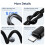 8 Pin 2.4A Striped Fast Charge Data Cable, Length:2m(White) 9