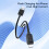 8 Pin 2.4A Striped Fast Charge Data Cable, Length:2m(White) 4