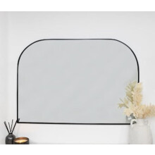 Black Arch Over Mantle Mirror 70X100X1.5Cm