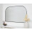 Black Arch Over Mantle Mirror 70X100X1.5Cm 2