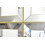 9x Square Mirrors Gold Home Décor 25X25 Cm 2