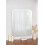 Etched Curved Frameless Wall Mirror 90x60cm 2