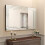 Silver Bevelled Wall Mirror Decor 60X90CM 2