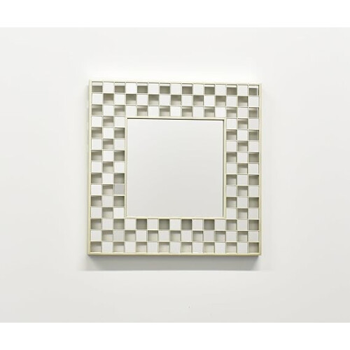 Box Border Decorative Square Mirror 40Cm