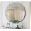 Round Silver Dual Octagonal Wall Mirror Decor 60x60cm 1