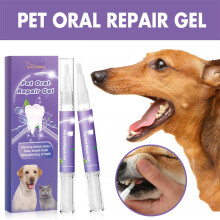(3 Pcs) Pet Oral Repair Gel,pet Oral Restoration Whitening Gel, No Brushing Pet Oral Repair Gel,pet Teeth Cleaning Gel For Dogs