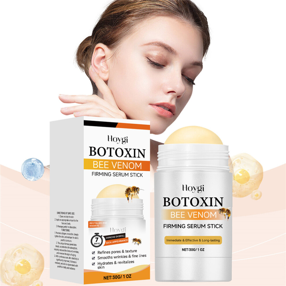 Bee Venom Firming Serum Stick, Bee Venom Firming Serum, Anti-Aging Face Serum, Bee Venom Wrinkle Removal Cream