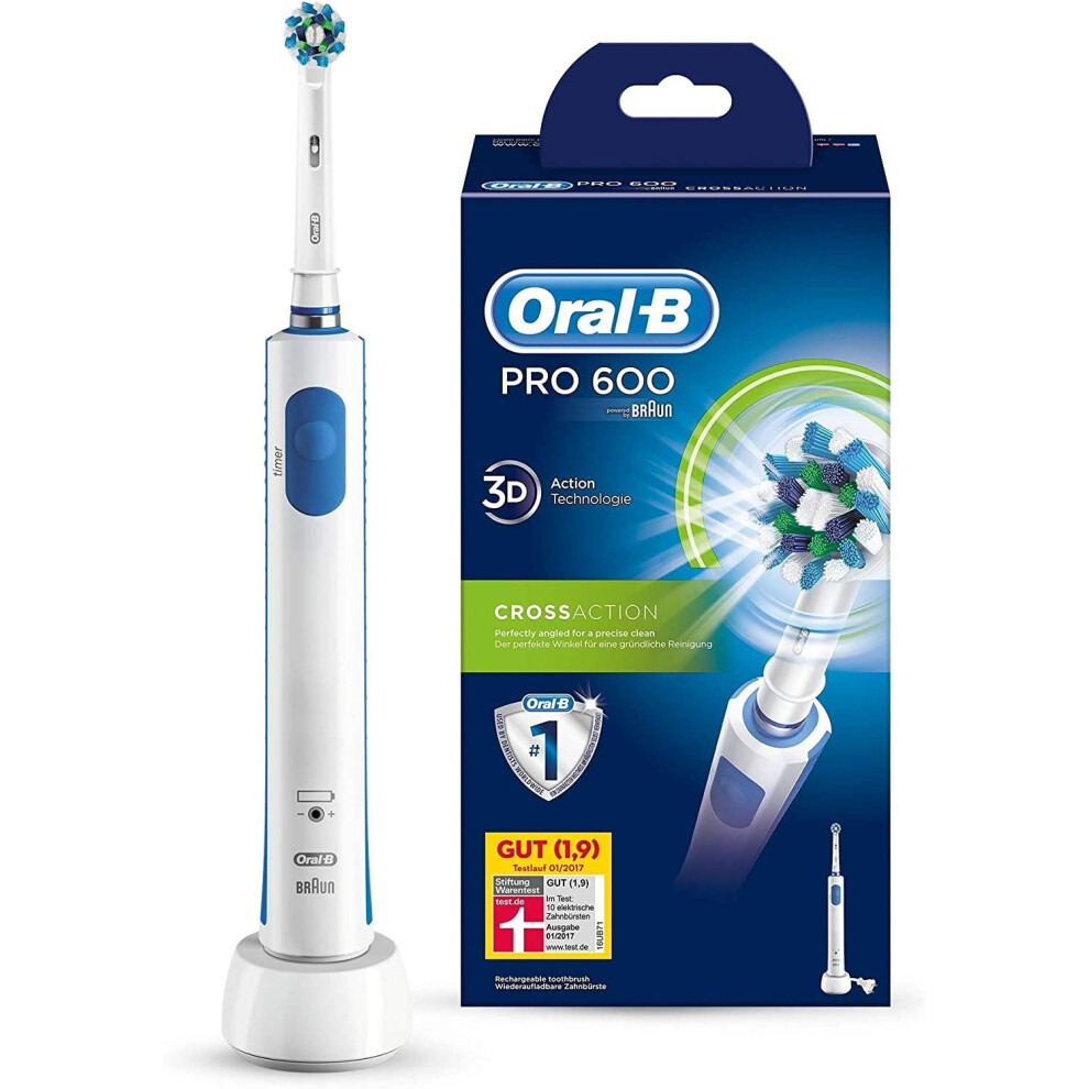 Oral-B Pro Care Cross Action 600 Rechargeable Power Toothbrush