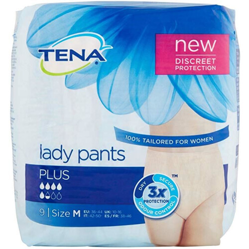 Tena Tena Silhouette Lady Plus Medium Incontinence Pants - 9 Pack