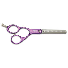 Forbici da taglio per capelli Jaguar Purple da 5,5 pollici, forbici professionali per mancini senza nichel