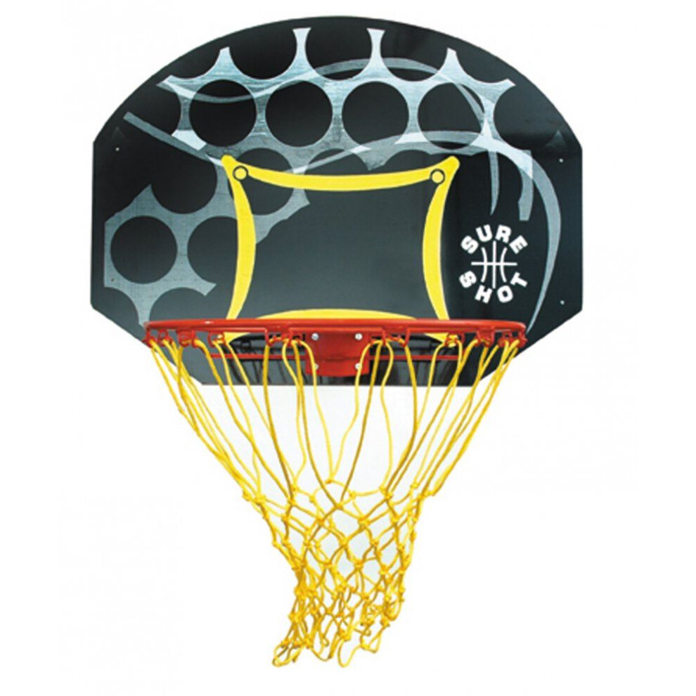 Photos - Basketball Hoop Sure Shot Junior Basketball Backboard & Ring - Wall Mounted - 90x60cm