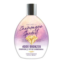 Tan Asz U Champagne Stardust Double Shot Tanning Lotion Accelerator 400X Bronzer