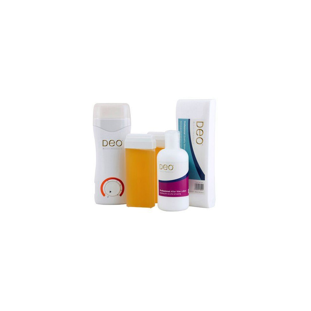 Kit chauffe-cire à rouleau portatif Deo 100 g