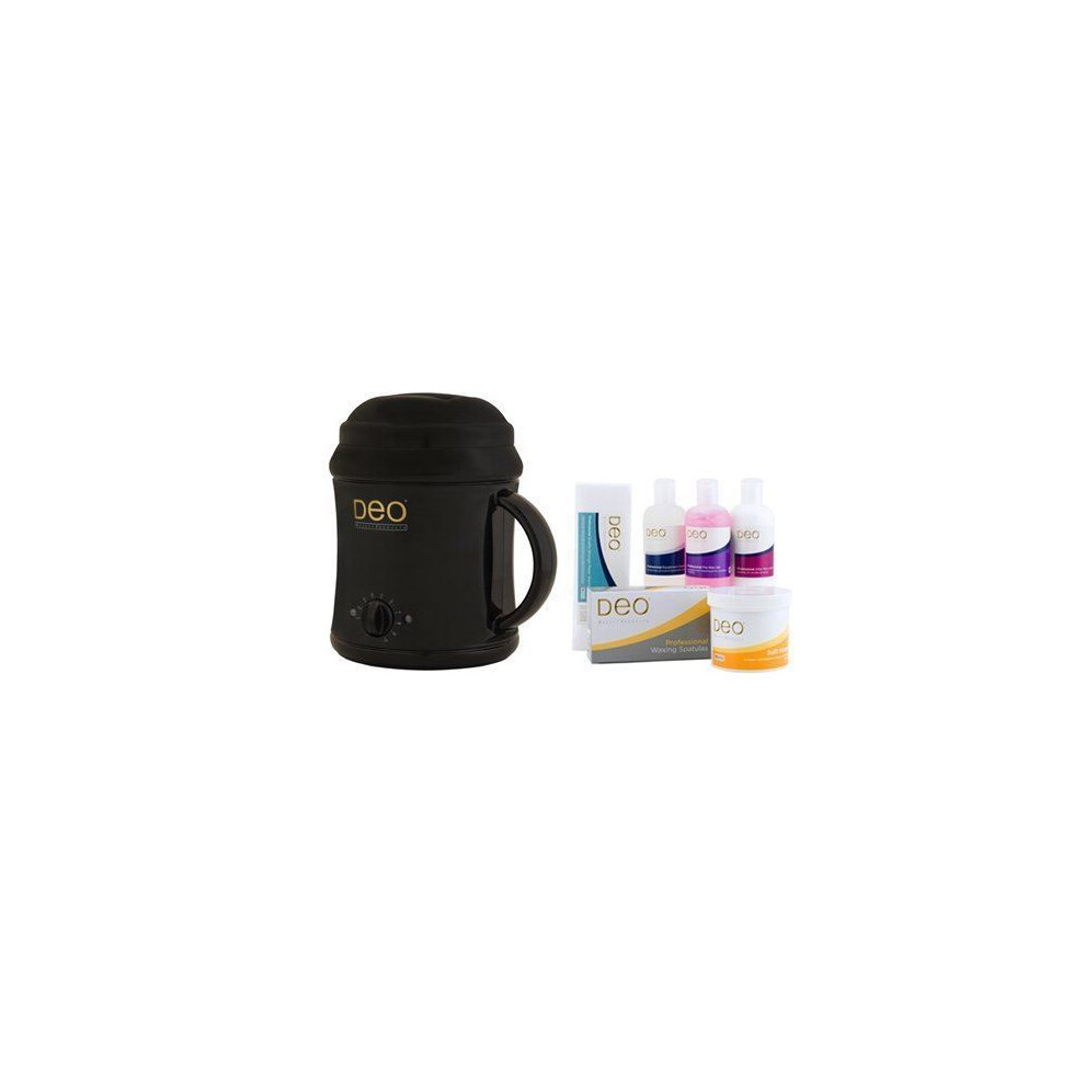 Deo Black 1000Cc Wax Heater Kit For Warm Crã¨Me Hot Wax Lotions