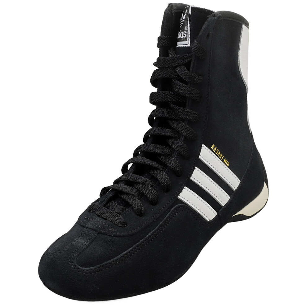 adidas Rasant Mid Womens Ankle Trainers in Black White - 4 UK