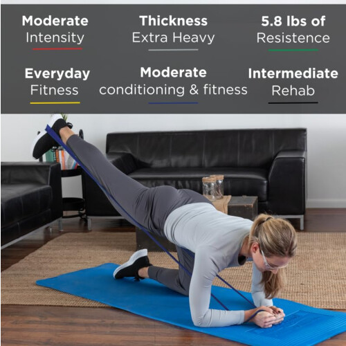 TheraBand 6 Yard Exercise Band Size/Color: Heavy/Blue 1