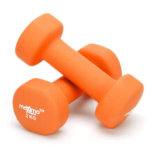 Neoprene Dumbbell Weights (Sold as One Pair) - 0.5kg, 1kg, 2kg, 3kg, 4kg, 5kg - Perfect Hand Weights for Strength Building, Muscle Toning, Home Gym