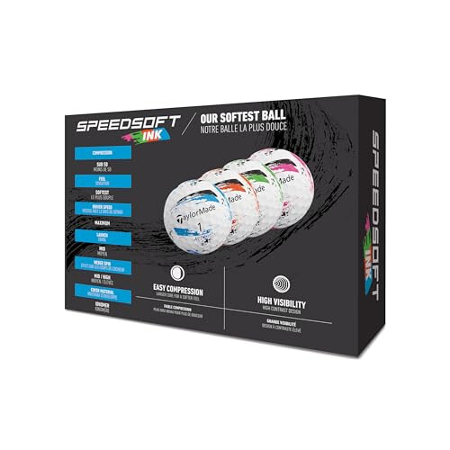 TaylorMade 2025 Golf SpeedSoft Ink Multi Golf Balls 2