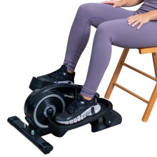 YYFITT Under Desk Elliptical Machine w/Luminous Digits, Pedal Exerciser w/Oversized Pedal, Adjustable Resistance for Home & Office Daily Workout,